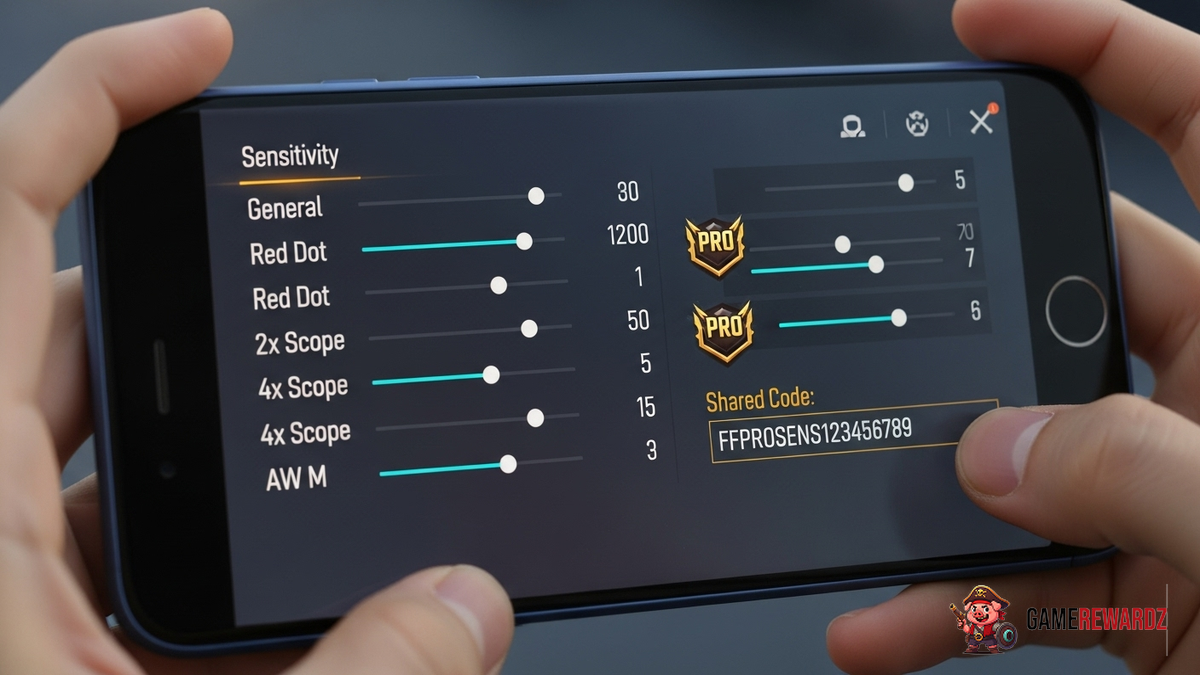 Free Fire Pro Player Sensitivity Code
